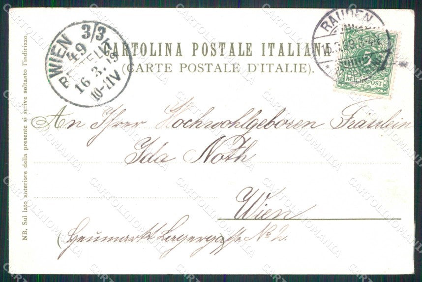 Genova Sestri Ponente Madonna del Gazzo Wielandt cartolina RT1248 – retro