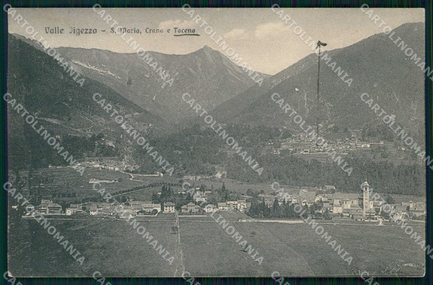 Verbania Santa Maria Maggiore Valle Vigezzo Crana Toceno cartolina RT1262 – fronte