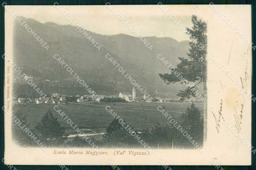 Verbania Santa Maria Maggiore Valle Vigezzo Foto cartolina RT1265 – fronte