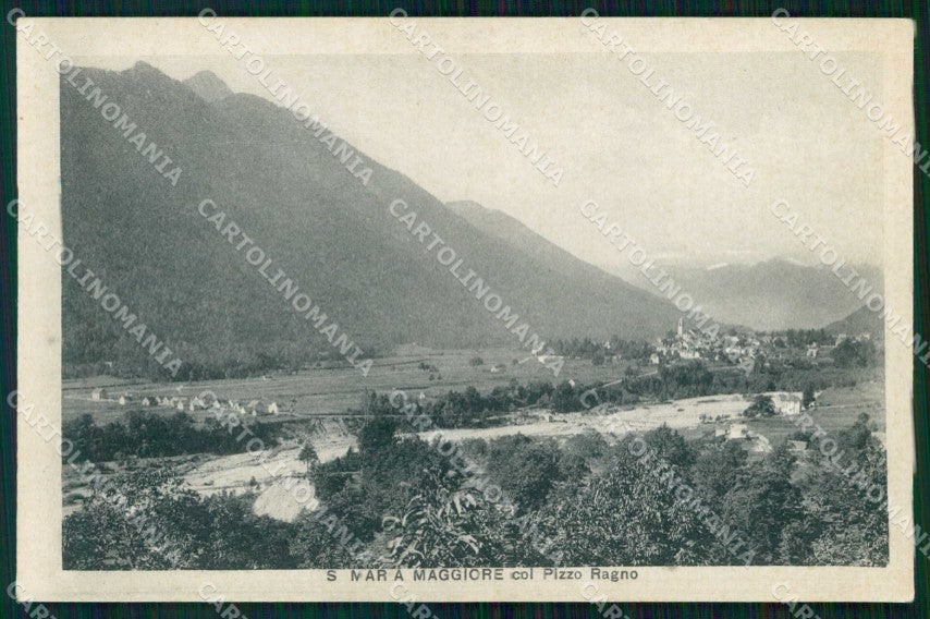 Verbania Santa Maria Maggiore Valle Vigezzo Pizzo Ragno cartolina RT1269 – fronte