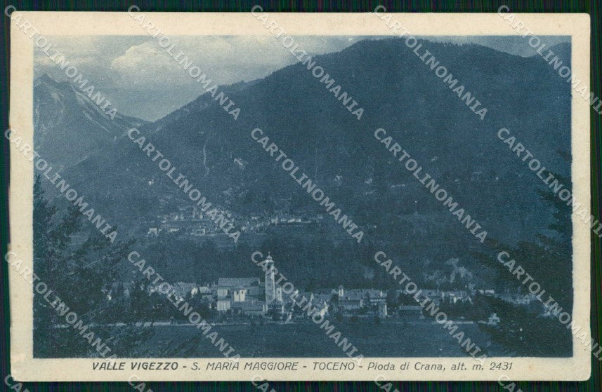 Verbania Santa Maria Maggiore Valle Vigezzo Toceno cartolina RT1270 – fronte