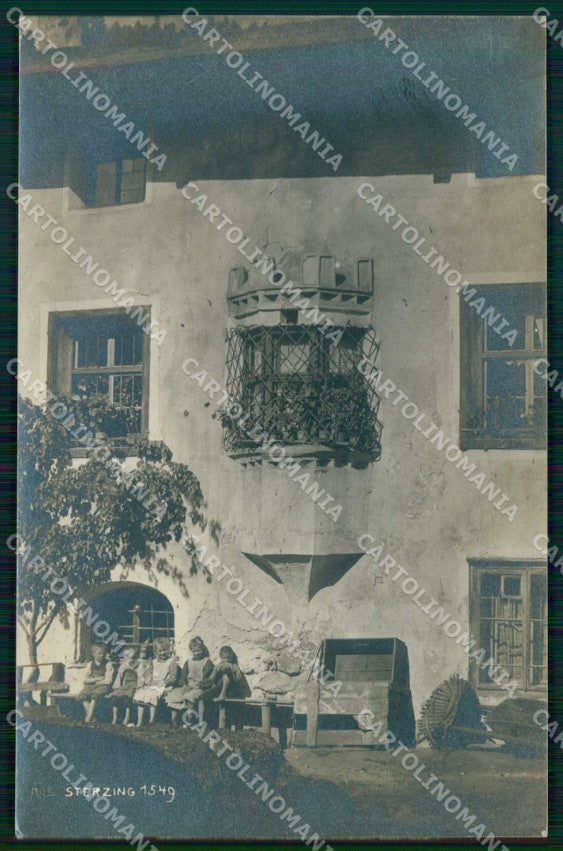 Bolzano Vipiteno Bambini su Panca Foto cartolina RT1271 – fronte