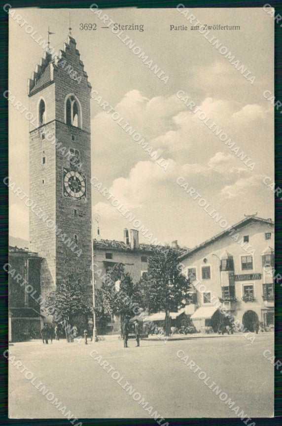 Bolzano Vipiteno Torre delle Dodici cartolina RT1273 – fronte