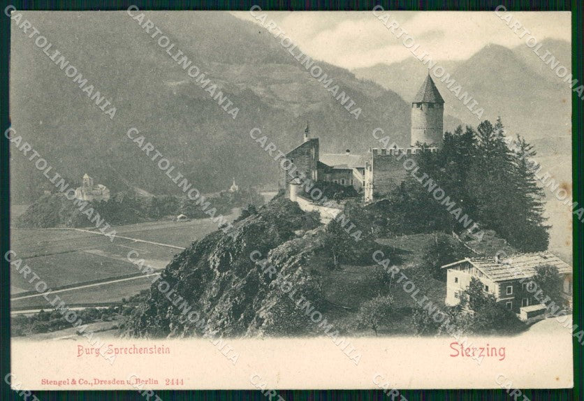 Bolzano Vipiteno Castel Tasso Stengel 2444 cartolina RT1278 – fronte