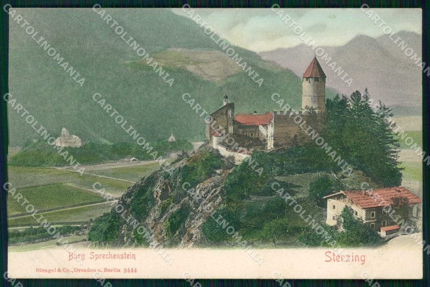 Bolzano Vipiteno Castel Tasso Stengel 2444 cartolina RT1282 – fronte