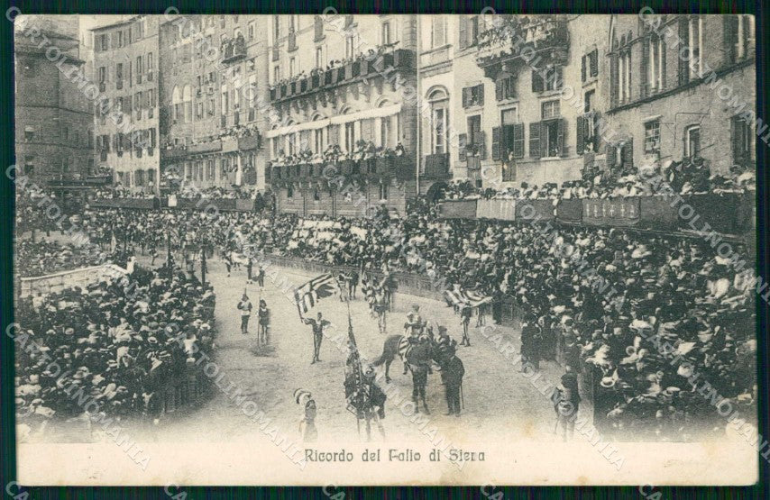 Siena Città Ricordo di Palio cartolina RT1284 – fronte