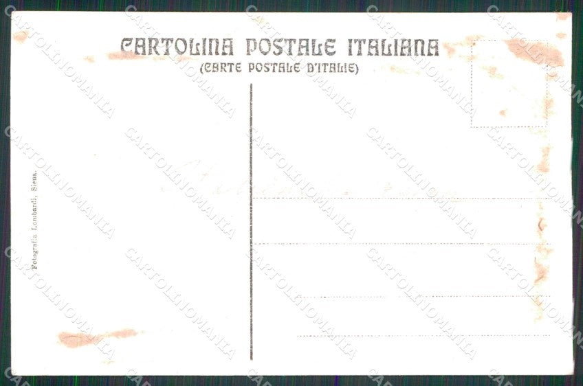 Siena Città Costumi della Campagna Senese ABRASA cartolina RT1296 – retro