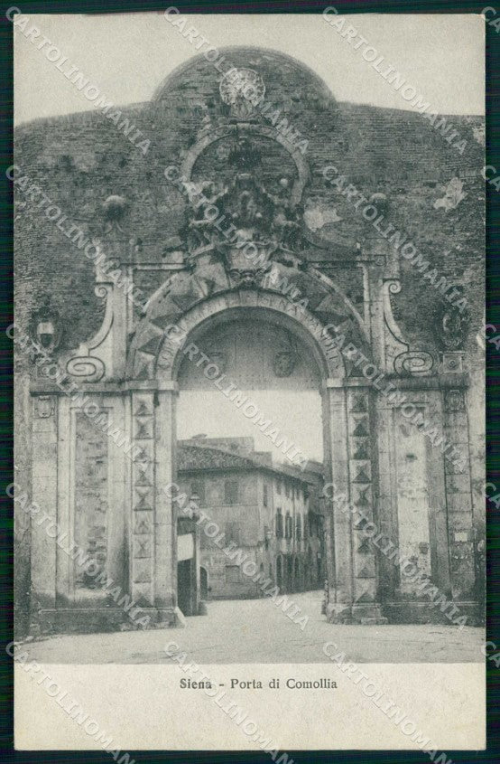 Siena Città Porta di Comollia cartolina RT1301 – fronte