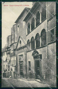 Siena Città Casa e Chiesa di Santa Caterina cartolina RT1303 – fronte