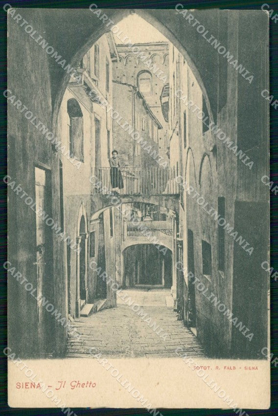 Siena Città Ghetto cartolina RT1304 – fronte