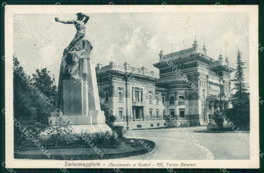 Parma Salsomaggiore Terme Monumento ai Caduti Brunner 12104 cartolina RT1315 – fronte