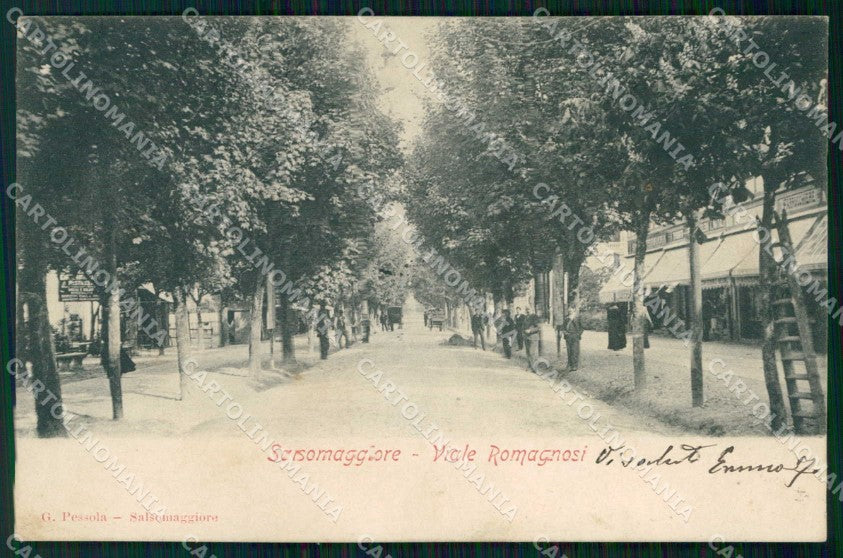 Parma Salsomaggiore Terme Viale Romagnosi cartolina RT1317 – fronte