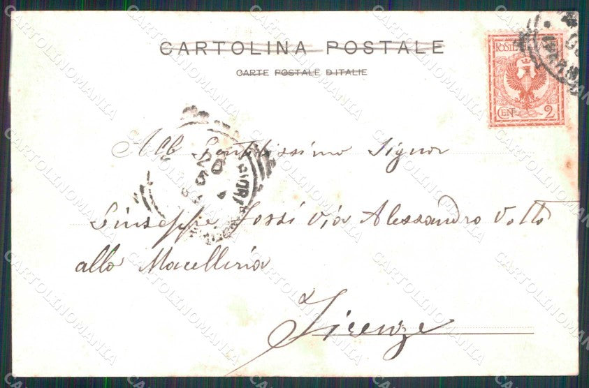 Parma Salsomaggiore Terme Viale Romagnosi cartolina RT1317 – retro