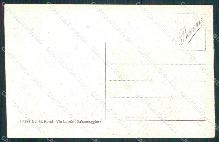 Parma Salsomaggiore Terme Parco Laghetto cartolina RT1319 – retro
