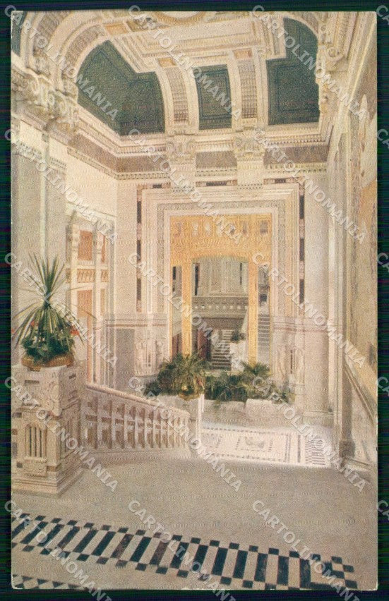 Parma Salsomaggiore Terme Stabilimento Berzieri Scalone cartolina RT1323 – fronte