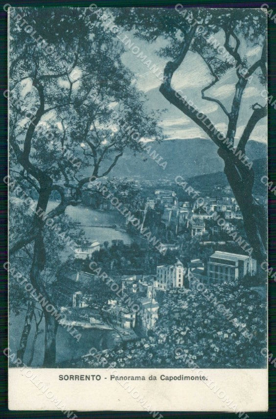 Napoli Sorrento Vista da Capodimonte cartolina RT1339 – fronte