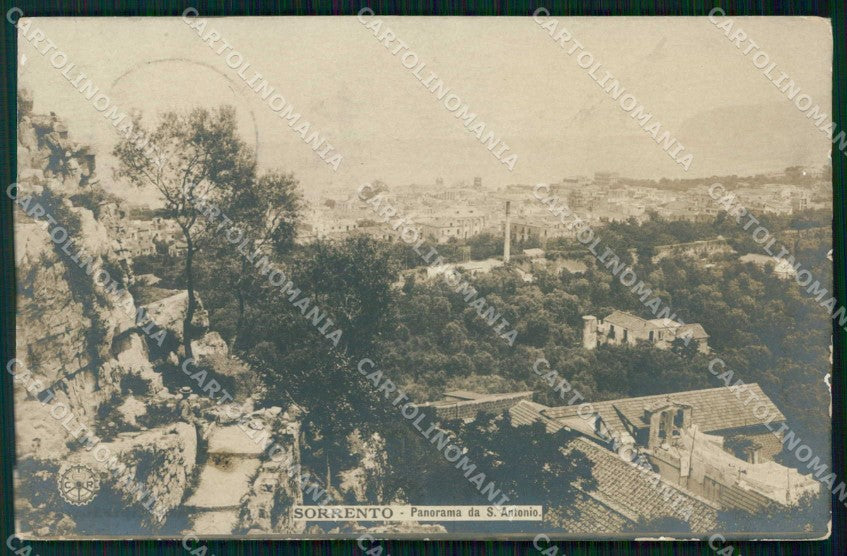Napoli Sorrento Vista da Sant'Antonio NPG Foto cartolina RT1341 – fronte
