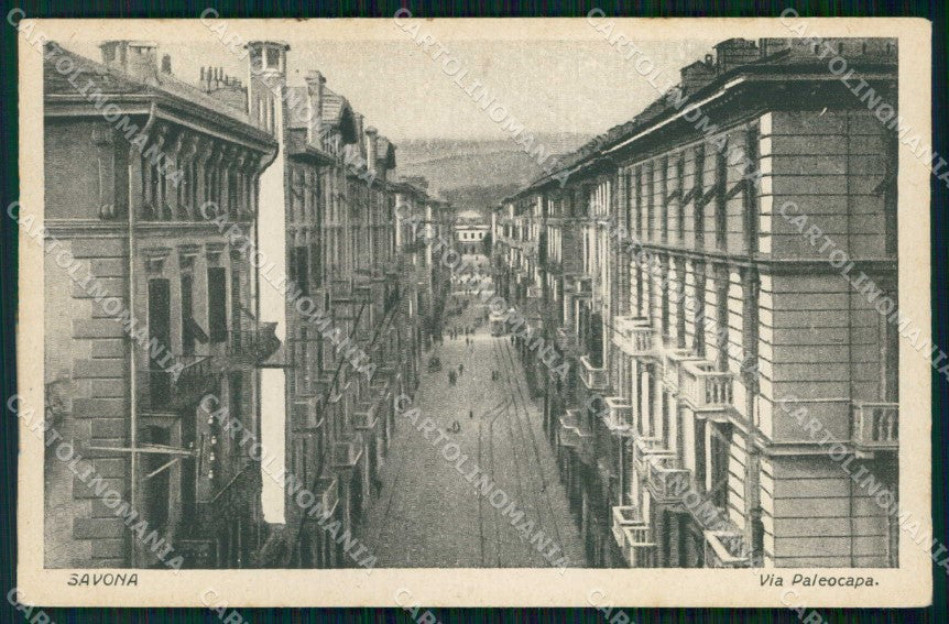Savona Città Via Paleocapa cartolina RT1348 – fronte