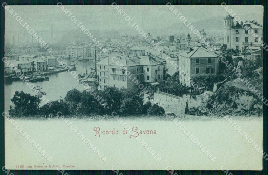 Savona Città Ricordo di Rommler 14101 cartolina RT1352 – fronte