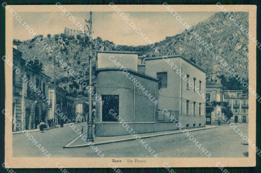 Frosinone Sora Via Firmio Alterocca 1077 cartolina RT1364 – fronte