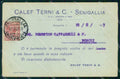 Ancona Senigallia Testatina Calef Terni & C cartolina RT1365 – fronte
