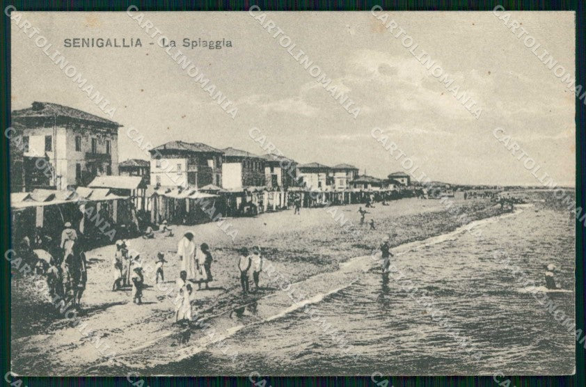 Ancona Senigallia Spiaggia cartolina RT1366 – fronte