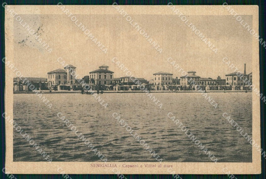 Ancona Senigallia Capanni Villini al Mare cartolina RT1368 – fronte