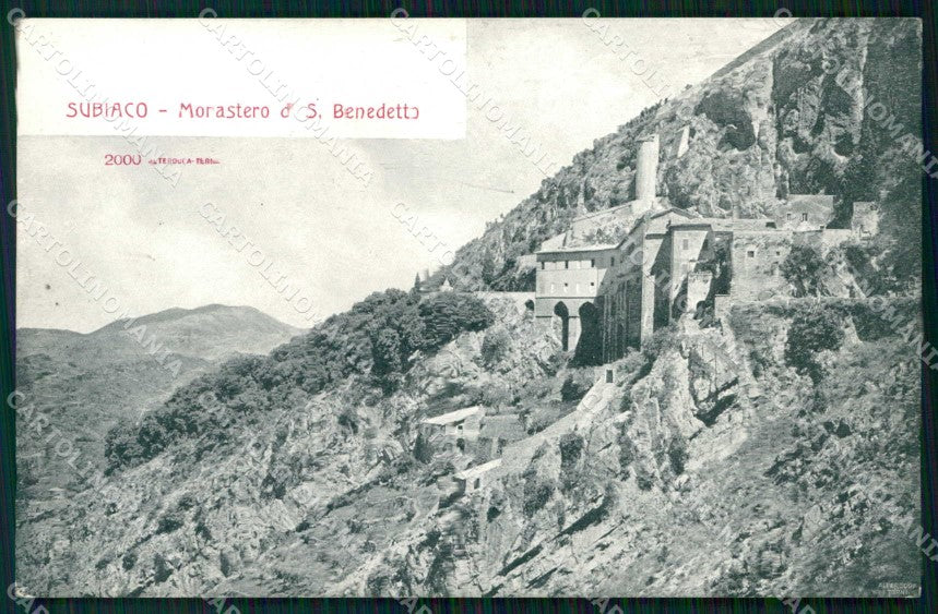 Roma Subiaco Monastero di San Benedetto Alterocca 2000 cartolina RT1373 – fronte