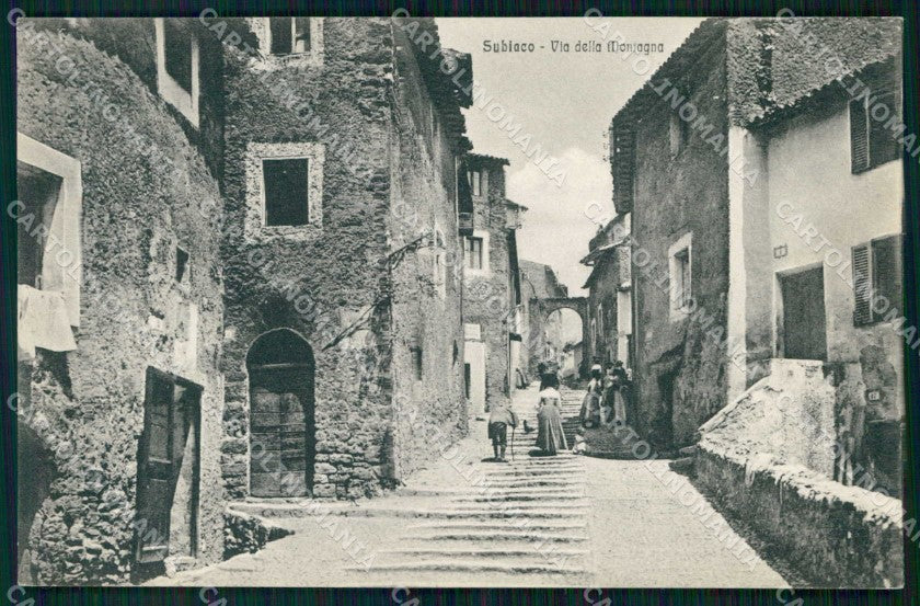 Roma Subiaco Via della Montagna Alterocca 70049 cartolina RT1376 – fronte