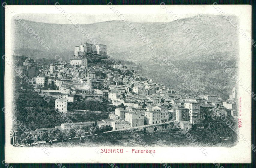 Roma Subiaco Alterocca 1997 cartolina RT1377 – fronte