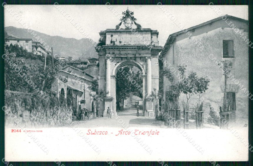 Roma Subiaco Arco Trionfale Alterocca 2044 cartolina RT1378 – fronte