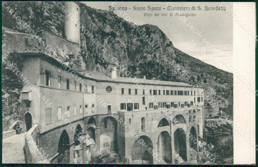 Roma Subiaco Monastero di San Benedetto Alterocca 6031 cartolina RT1380 – fronte