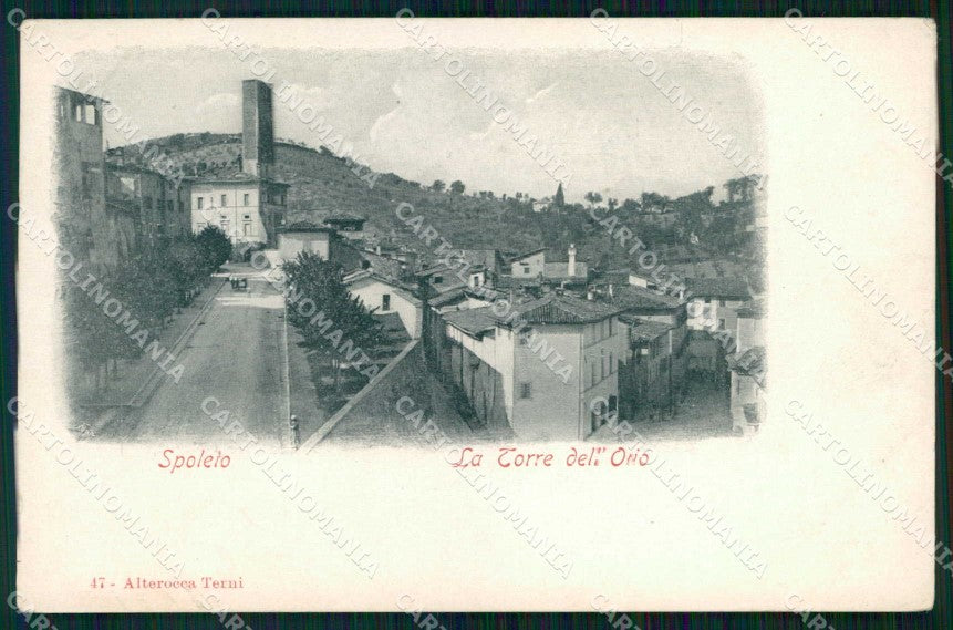 Perugia Spoleto Torre dell'Olio Alterocca 47 cartolina RT1403 – fronte