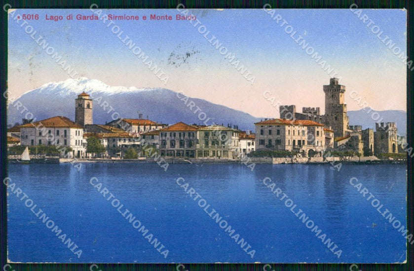 Brescia Sirmione Lago di Garda Monte Baldo cartolina RT1407 – fronte