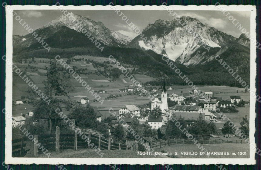 Bolzano Marebbe San Vigilio Franzl 1950 Foto cartolina RT1412 – fronte