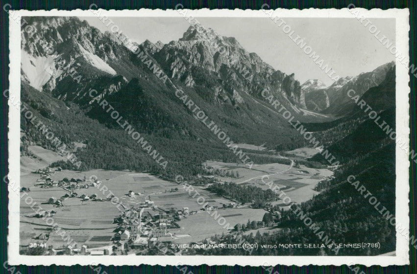 Bolzano Marebbe San Vigilio Monte Sella Foto cartolina RT1417 – fronte