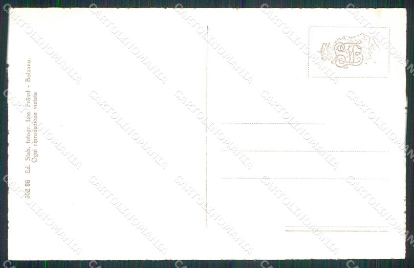 Bolzano San Candido Alta Pusteria Franzl 302 96 cartolina RT1426 – retro