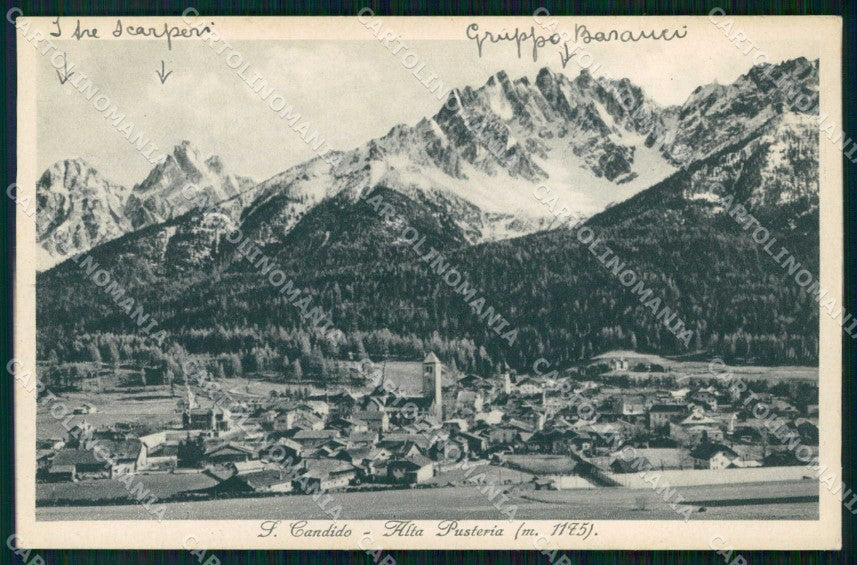 Bolzano San Candido Alta Pusteria cartolina RT1427 – fronte