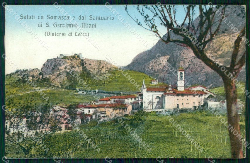 Lecco Somasca Saluti da Santuario di San Gerolamo Miani cartolina RT1441 – fronte