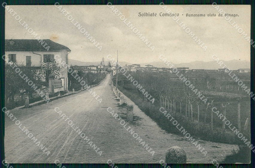 Como Olgiate Comasco Veduta da Binago cartolina RT1443 – fronte