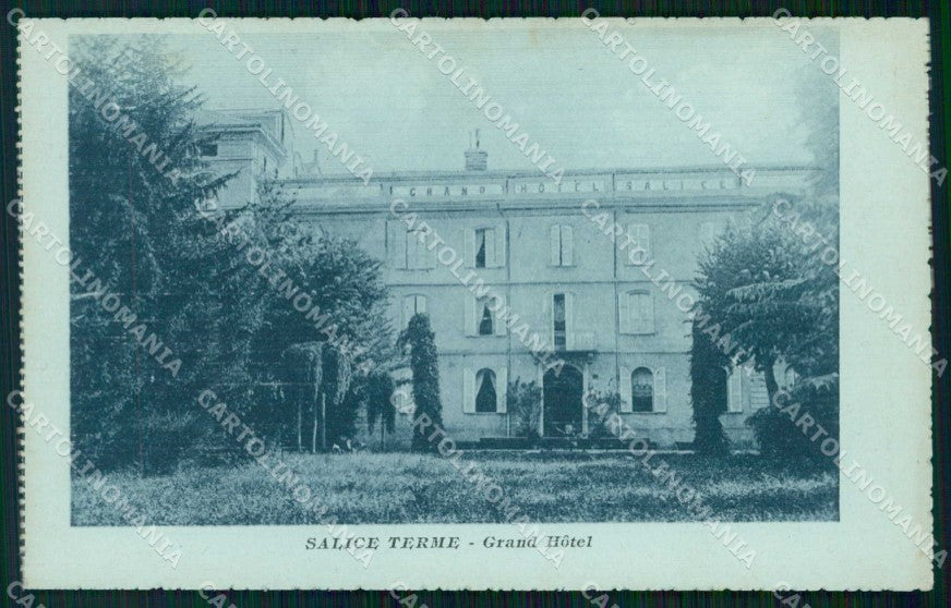 Pavia Salice Terme Grand Hotel cartolina RT1475 – fronte