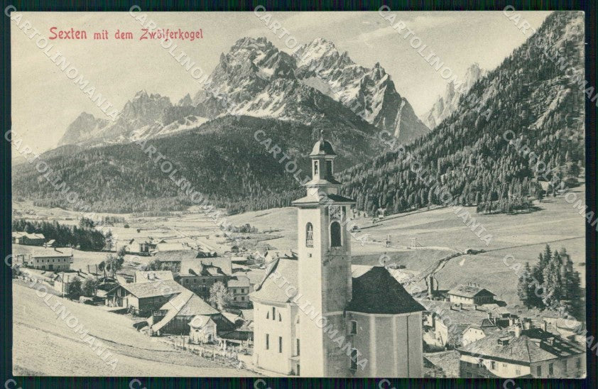 Bolzano Sesto Dolomiti Stengel 32899 cartolina RT1485 – fronte