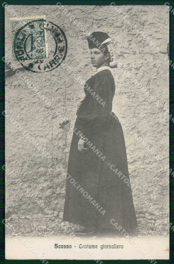 L'Aquila Scanno Costume Giornaliero Alterocca 9767 cartolina RT1499 – fronte
