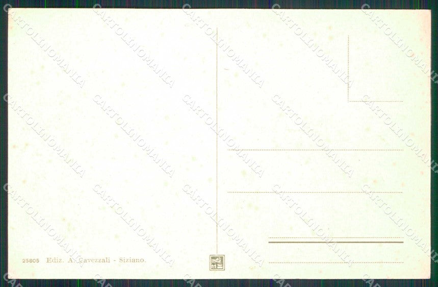 Pavia Siziano Casa Cavezzali cartolina RT1500 – retro