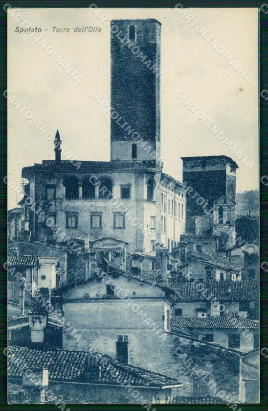 Perugia Spoleto Torre dell'Olio cartolina RT1505 – fronte