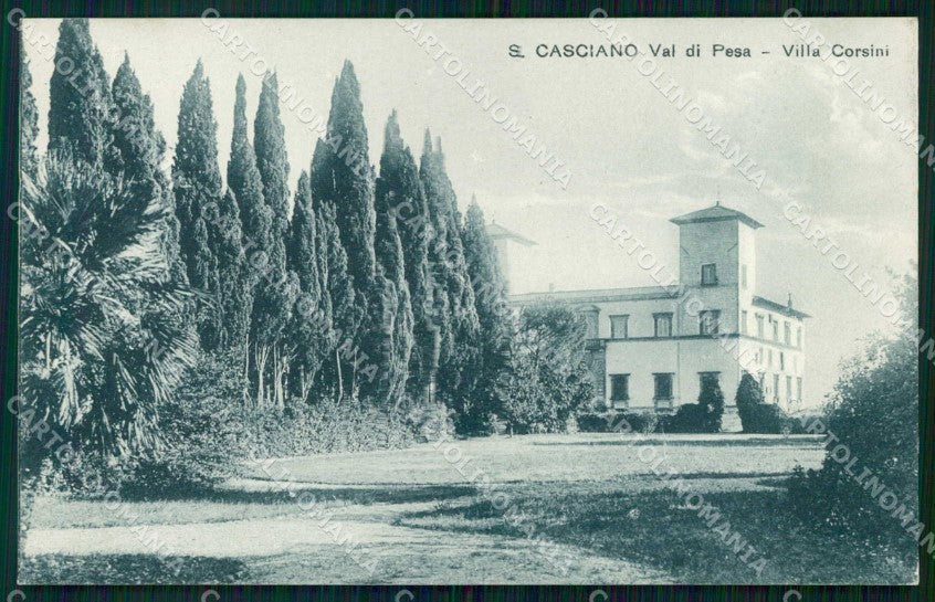 Firenze San Casciano Val di Pesa Villa Corsini cartolina RT1509 – fronte