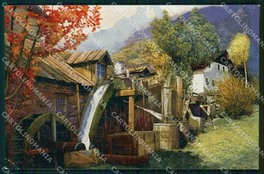 Bolzano Città Autunno in Sud Tirolo cartolina RT1510 – fronte