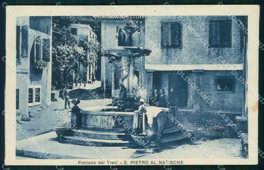 Udine San Pietro al Natisone Fontana dei Trevi cartolina RT1516 – fronte