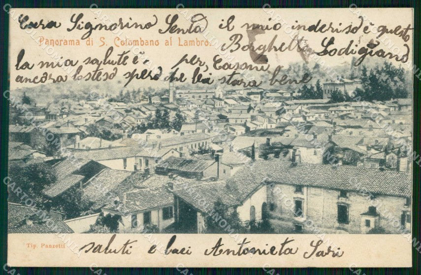 Milano San Colombano al Lambro cartolina RT1525 – fronte