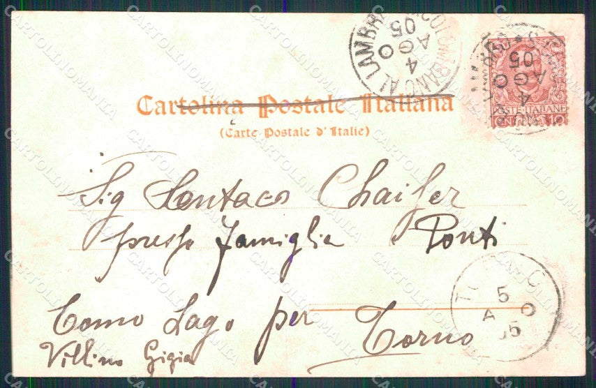 Milano San Colombano al Lambro cartolina RT1525 – retro